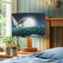 Barn Owl Lampshade – Nature Inspired Woodland Lighting, thumbnail 2 of 7