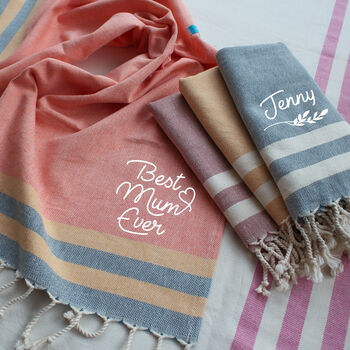 Personalised Cotton Apron Tea Towels, Gift For Her, 9 of 12
