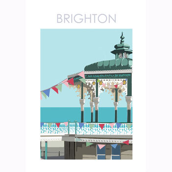 Brighton Bandstand Print, 4 of 5