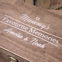 Mummy's Favourite Memories Wooden Memory Box, thumbnail 2 of 4