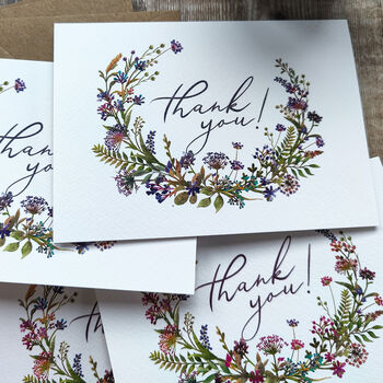 Ditsy Floral Thank You Cards, 7 of 8