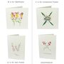 Botanical Flower Letter Cards, thumbnail 12 of 12