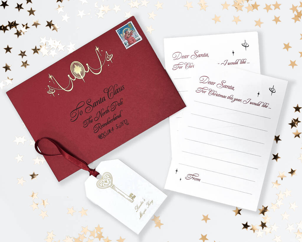 Letter To Santa Luxury Writing Kit, 1 of 4