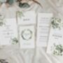 Greenery Gatefold Wedding Invitations, thumbnail 5 of 5