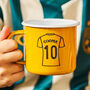 Enamel Children's Football Shirt Mug, thumbnail 1 of 2