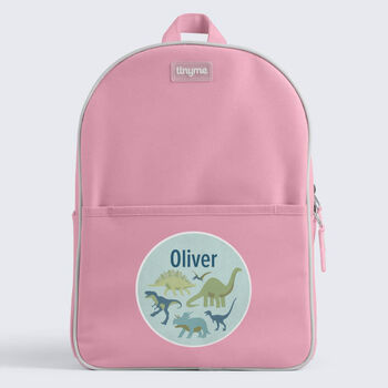 Personalised Dinosaurs Design Kids Everyday Backpack, 7 of 9
