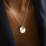 Esme 30th Birthday Disc And Birthstone Personalised Name Necklace, thumbnail 1 of 12