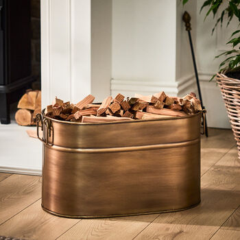 Fireplace Kindling Storage Buckets With Handles, 2 of 5