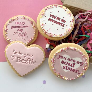 Galentine Letterbox Biscuit Card, 2 of 2