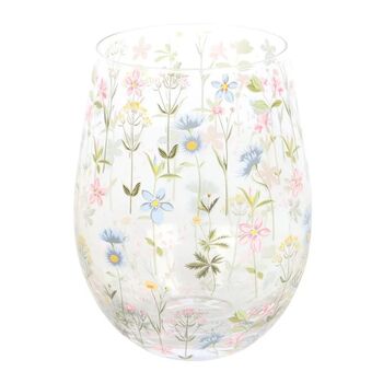 Floral Print Stemless Glass, 2 of 2