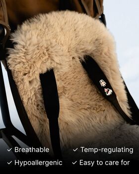 Baby Deluxe Sheepskin Pram Liner, 6 of 11
