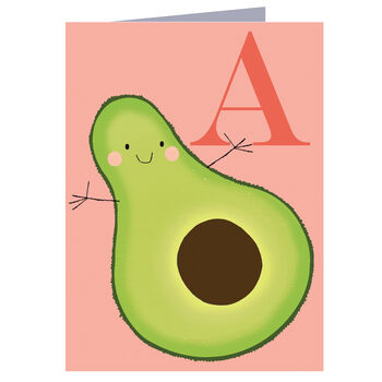 Mini A For Avocado Card, 2 of 5