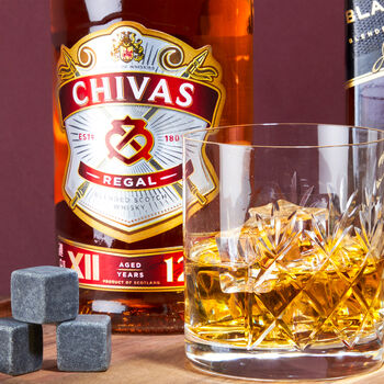 Chivas Regal Whisky And Engraved Single Glass, 6 of 6