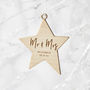 First Christmas Personalised Christmas Decoration, thumbnail 7 of 8