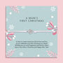 A Mums First Christmas Wreath Bracelet In White Soft Pouch, thumbnail 2 of 12
