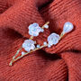 Blossom Branch Brooch, thumbnail 2 of 3
