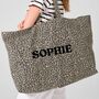 Leopard Large Tote Personalised, thumbnail 2 of 2