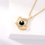 Custom Hidden Photo Projection Embellished Imperial Crown Necklace, thumbnail 5 of 5