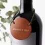 Personalised Leather Bottle Tag, thumbnail 1 of 4