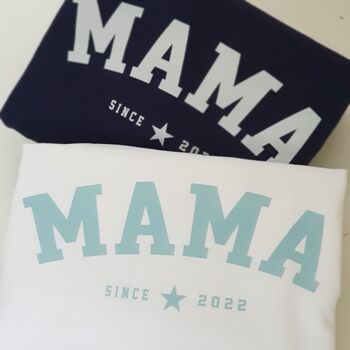 Personalised Mama New Mum Birthday Gift Sweatshirt, 3 of 12