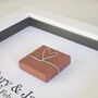 Personalised 9th Anniversary Gift Pottery Heart, thumbnail 2 of 9