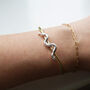 Sterling Silver And Brass Snake Bangle, thumbnail 2 of 2