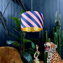 Peach Fuzz Helter Skelter Lampshades With Gold Lining, thumbnail 2 of 4