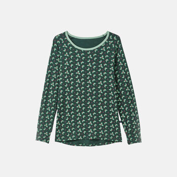 Women's 'Jolly Holly' Bamboo Pyjama Set, 3 of 4