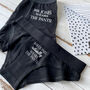 Who Wears The Pants His And Hers Personalised Underwear, thumbnail 2 of 2