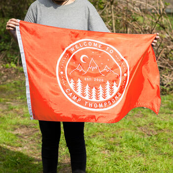 Personalised Camping Flag, 5 of 6