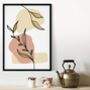 Framed Abstract Botanical Leaf , Cut Outs Print, thumbnail 1 of 6