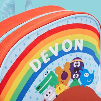 Personalised Hey Duggee Rainbow Design Backpack, 2 of 5
