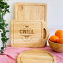 Personalised King Of The Grill Chopping Board Gift, thumbnail 5 of 5