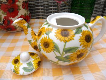 Two Cup Teapot In Sunflower Design, 5 of 7