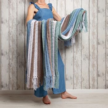 Beachdream Blanket Easy Crochet Kit, 3 of 8