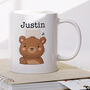 Children's Personalised Animal Bear Gift Mug, thumbnail 1 of 4