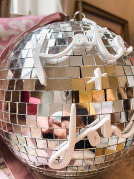 Personalised Disco Ball 20cm, 4 of 7