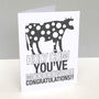 Holy Cow You've Moooved Moving Card, thumbnail 1 of 4