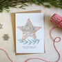 Vintage Star Merry Christmas From Northern Ireland Card, thumbnail 3 of 3