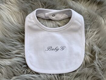 Newborn Five Piece Embroidered Baby Gift Set, 7 of 8