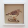 Handmade Framed Sandpiper Coastal Bird Mosaic Picture, thumbnail 1 of 4