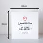 Personalised Red Heart Engagement Card, thumbnail 3 of 8