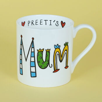 Personalised Mum Mug, Fine Bone China, 4 of 4