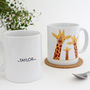 Personalised Giraffe Family, Selfie Mug, thumbnail 1 of 6