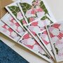 British Woodland Foxglove Notecards Set Of Eight Notecards And Envelopes, thumbnail 2 of 9