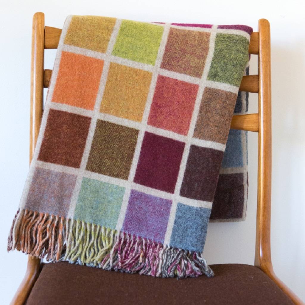 merino multi throw and cushion range by lily&kirkby