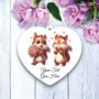 Personalised Cute Animal Couple Squirrel Decoration, thumbnail 2 of 2