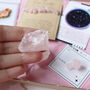 Rose Quartz Crystal Gift Box | Self Love, thumbnail 4 of 11