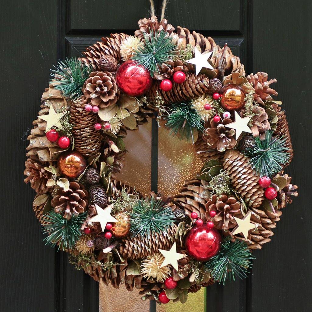 Kensington Luxury Christmas Wreath, 1 of 6