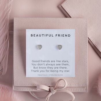 Friend Earring Studs, 5 of 7